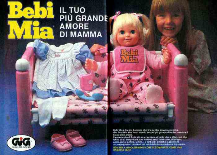 Bebi Mia Pubblicità Topolino 1987